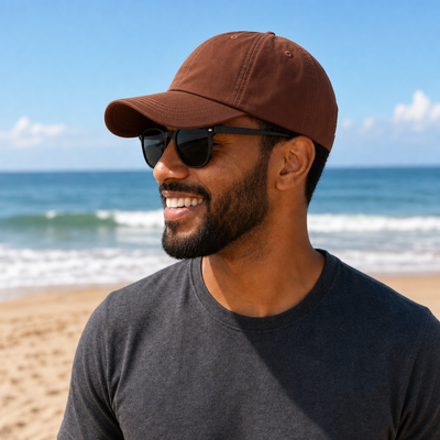 Flex Bamboo Eco-Friendly 6-Panel Unstructured Cap with Moisture-Wicking Sweatband