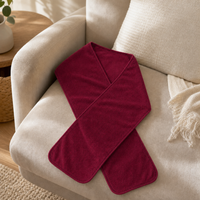 Polar Fleece Scarf thumbnail 16 maroon moodboard