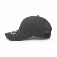 GTO 112 Trucker Hat with Ventilated Comfort and Adjustable Fit thumbnail 164 charcoal left