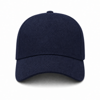A Frame Flex Cap with Adjustable Snapback and Premium Cotton thumbnail 76 navy front