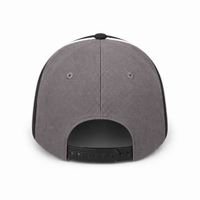 Arena Two Tone Structured Snapback Cap thumbnail 19 black.white.grey back