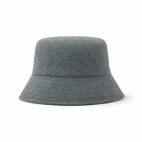 Terry Towelling Flex Bucket Hat thumbnail 67 steel front