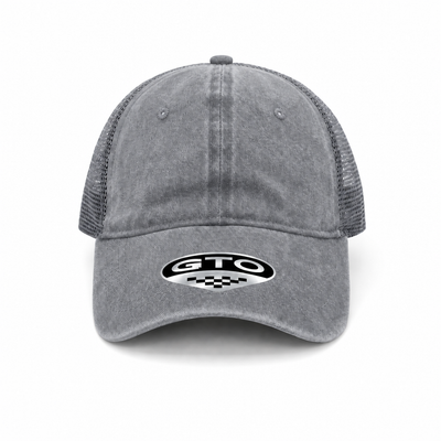 GTO Enzyme Washed Trucker Cap with Adjustable Mesh Back