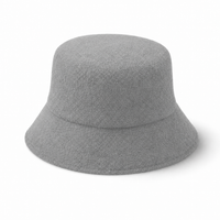 Terry Towelling Flex Bucket Hat thumbnail 25 gray angle