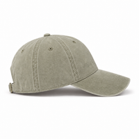 Flex Enzyme Washed Adjustable Baseball Cap thumbnail 18 khaki right