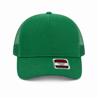 Ottocap 32285 A-Frame 5-Panel Mesh Back Trucker Hat thumbnail 34 kelly front