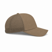 Rapper Flex High Crown Trucker Cap with Mesh Panels thumbnail 206 khakhi brown right