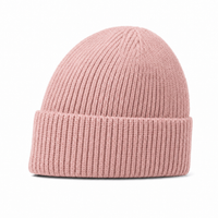 Premium Lambswool Flex Beanie with Cuff – Ultra Soft & Warm thumbnail 35 light pink left