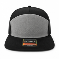 R168 Trucker Hat with Breathable Mesh and Adjustable Fit thumbnail 2 army front