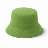 Terry Towelling Flex Bucket Hat thumbnail 40 lime angle