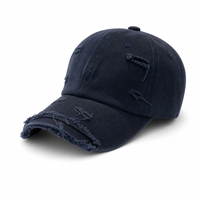 GTO Enzyme Washed Destroyed Trucker Cap with Distressed Style thumbnail 6