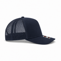Ottocap 32285 A-Frame 5-Panel Mesh Back Trucker Hat thumbnail 28 navy right