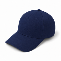 Cool & Dry Mini Piqué Mid Pro Cap with Comfort Stretch Sweatband thumbnail 9 solid navy angle