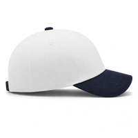 A Frame Flex Cap with Adjustable Snapback and Premium Cotton thumbnail 184 white navy right