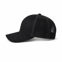Kosiosko Structured Cotton Blend Trucker Hat thumbnail 53 black left