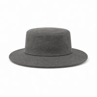 Brushed Heavy Cotton Wide Brim Hat with Adjustable Chin Strap thumbnail 21