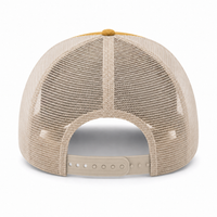 Flex Enzyme Trucker Cap with Metal Buckle Strap thumbnail 26 gold back