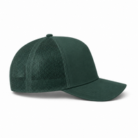 Kosiosko Structured Cotton Blend Trucker Hat thumbnail 23 dark green right