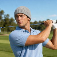 Premium Merino Wool Beanie with Cuff – Soft & Warm Knit Hat thumbnail 81 grey marle moodboard