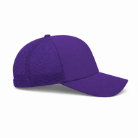 Rapper Flex High Crown Trucker Cap with Mesh Panels thumbnail 139 purple right