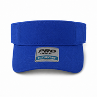 Pro Series Breathable Adjustable Sports Visor thumbnail 50 royal blue front