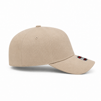 OTTO CAP 5-Panel Mid Profile Structured Baseball Cap thumbnail 12 khaki right