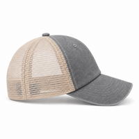 Flex Enzyme Trucker Cap with Metal Buckle Strap thumbnail 32 gray right