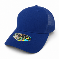 GTO 112 Trucker Hat with Ventilated Comfort and Adjustable Fit thumbnail 119 royal angle