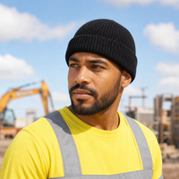 Premium Lambswool Flex Beanie with Cuff – Ultra Soft & Warm thumbnail 14 black moodboard