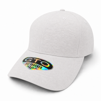 GTO 112 Trucker Hat with Ventilated Comfort and Adjustable Fit thumbnail 55 heather white angle