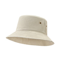 280gsm 100% Cotton Drill Washed Bucket Hat thumbnail 1