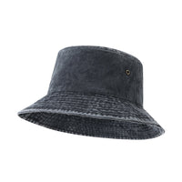 280gsm 100% Cotton Drill Washed Bucket Hat thumbnail 4
