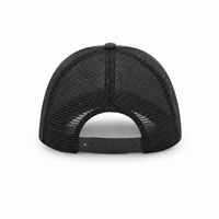 GTO Enzyme Washed Trucker Cap with Adjustable Mesh Back thumbnail 47 black back