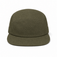Flex R165 Premium Cotton 5-Panel Adjustable Cap thumbnail 78 military front
