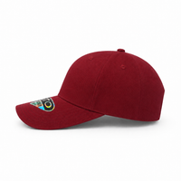GTO 112 Trucker Hat with Ventilated Comfort and Adjustable Fit thumbnail 124 cardinal black left