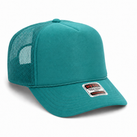 Ottocap 39165 High Crown Foam trucker with rope thumbnail 36 jade angle