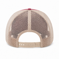 Flex Enzyme Trucker Cap with Metal Buckle Strap thumbnail 61 wine back