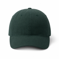 Flexfit Brushed Structured Baseball Cap in Multiple Colors thumbnail 1 pine front