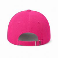 A Frame Dad Hat Unstructured thumbnail 61 hot pink back