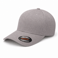 Flexfit Heatherlight Cap with Melange Fabric in Grey Tones thumbnail 14