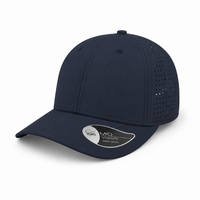 Breezy Lightweight Ventilated Nylon Cap with PVC Closure thumbnail 27 navy angle