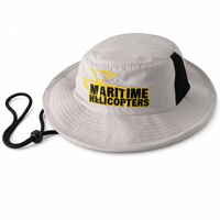Microfibre Wide Brim Surf Hat with Mesh Ventilation thumbnail 6 natural angle
