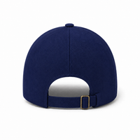 A Frame Sandwich Flex Cap with Premium Cotton and Adjustable Snapback thumbnail 41 navy white back