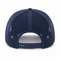 Flex Enzyme Trucker Cap with Metal Buckle Strap thumbnail 47 navy back