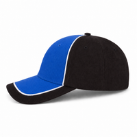 Arena Two Tone Structured Snapback Cap thumbnail 40 black.white.royal left