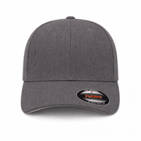 Flexfit Heatherlight Cap with Melange Fabric in Grey Tones thumbnail 2