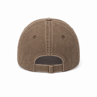 Flex Enzyme Washed Adjustable Baseball Cap thumbnail 70 mocha back