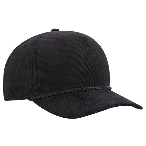 31-3 Panel Mid Profile Cord Cap with Rope in Multiple Colors
