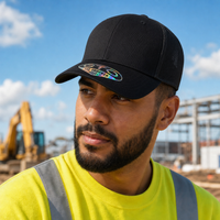 GTO 112 Trucker Hat with Ventilated Comfort and Adjustable Fit thumbnail 80 charcoal black moodboard