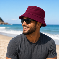 Flex 1000 Bucket Hat thumbnail 12 maroon moodboard